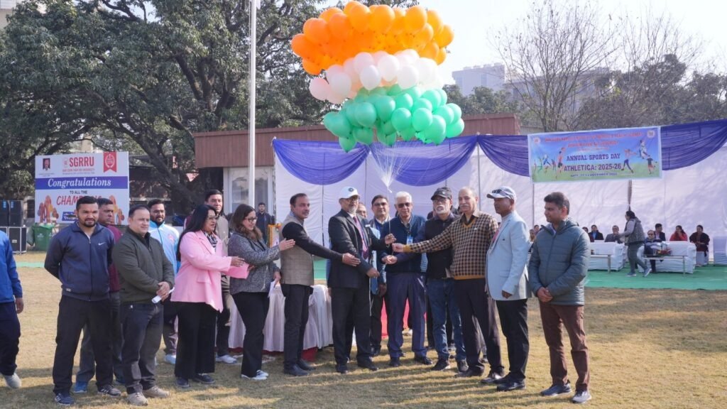 श्री गुरु राम राय इंस्टीट्यूट ऑफ मेडिकल एण्ड हेल्थ साइंसेज़ की तीन दिवसीय वार्षिक खेलकूद प्रतियोगिता एटलिटिका-2025 का आगाज